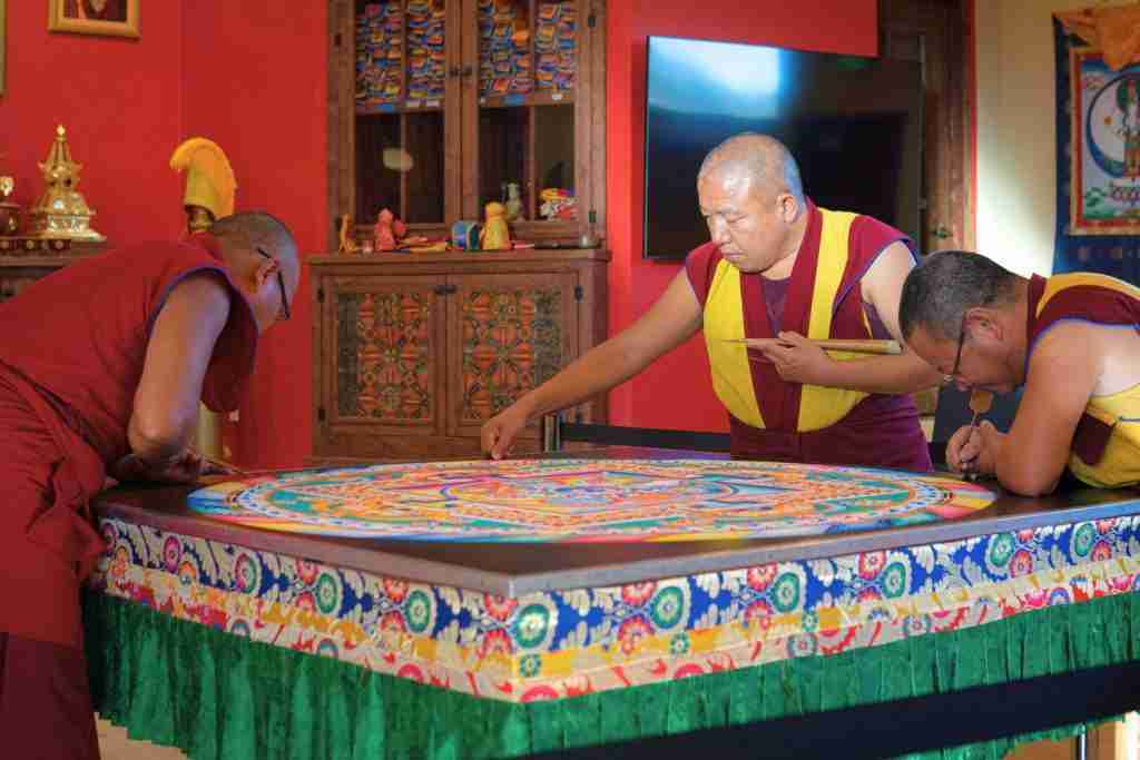 Sand mandala buddhist center