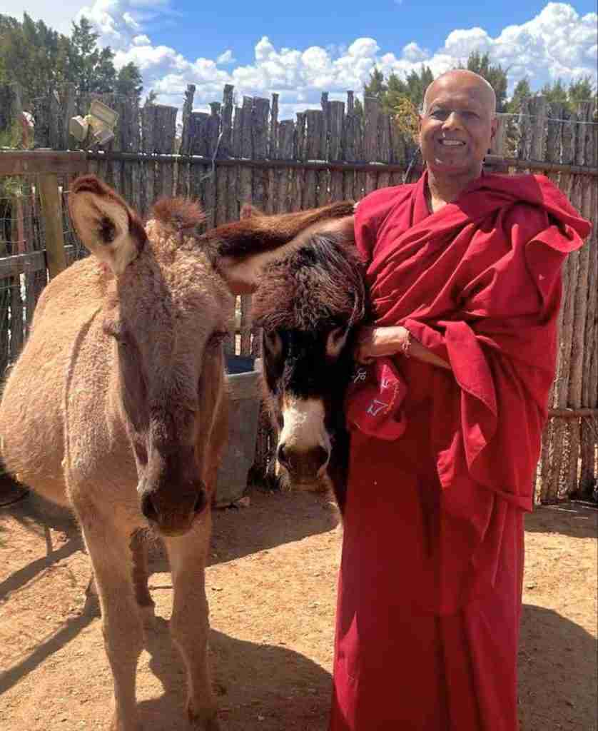 Shankha Mitra, monk Lobsang Phuntsog, Santa Fe